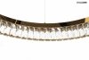 Kryształowa złota lampa wisząca LED glamour okrąg ring SAVOY 80 złota MSE1501100528 MOOSEE King Home